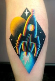 看花眼的一组眩晕效果纹身作品图片