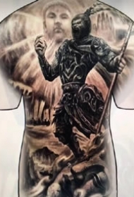 6款西游记人物传统满背手稿素材