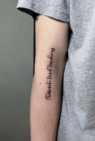 吉林纹身 吉林纹身记号刺青的一组小字母作品