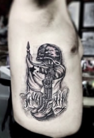 适合军人的9款军事题材纹身作品图