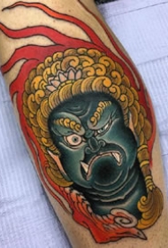 一组传统风格的日式小图纹身