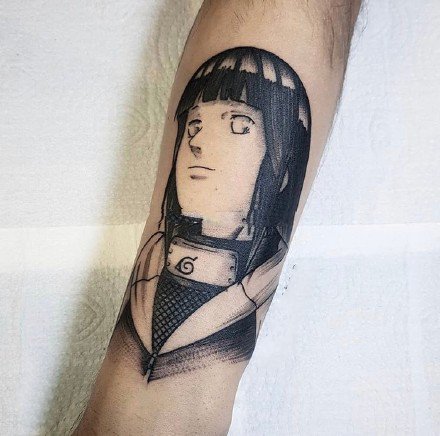 火影忍者纹身 9款包小手臂的火影忍者人物纹身图案