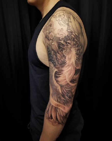 大臂传统纹身 9款传统的艺伎般若悟空等传统纹身图案