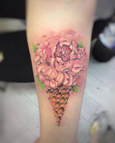 冰激凌纹身 9款创意的冰淇淋纹身图片