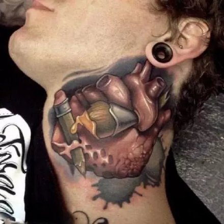 心脏纹身 29款精美的心脏纹作品图案