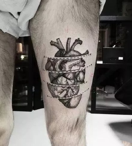 心脏纹身 29款精美的心脏纹作品图案