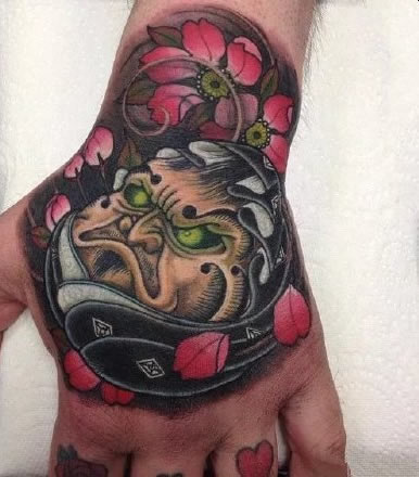 纹身达摩蛋 19款好看的日式达摩蛋纹身图案