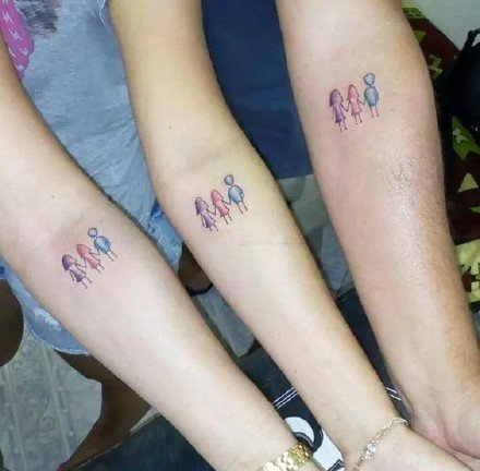 好朋友纹身 29款三五个兄弟姐妹闺蜜一起纹的纹身图案