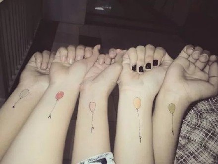 好朋友纹身 29款三五个兄弟姐妹闺蜜一起纹的纹身图案