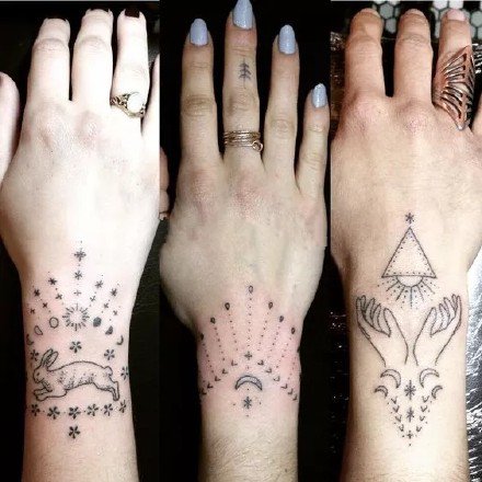 好朋友纹身 29款三五个兄弟姐妹闺蜜一起纹的纹身图案