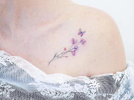 女生唯美的18款夏日小清新纹身图案