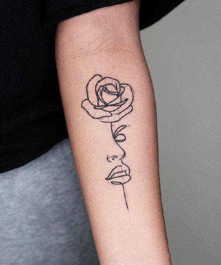 1000元左右小黑灰纹身图案--杭州新纹画刺青报价作品