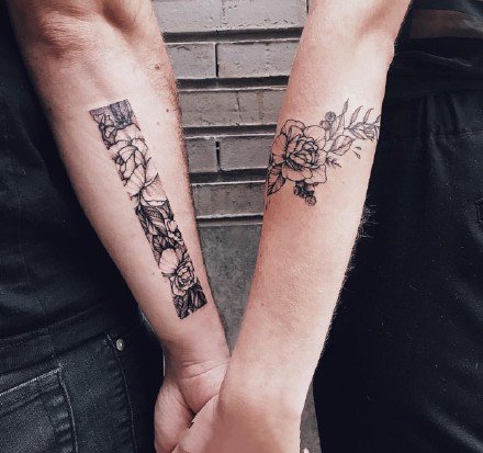 情侣闺蜜都适合的9款好看手臂小臂纹身图案