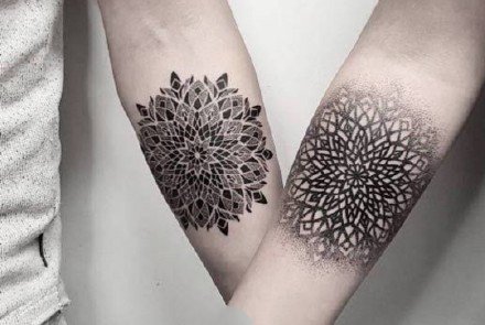 情侣闺蜜都适合的9款好看手臂小臂纹身图案