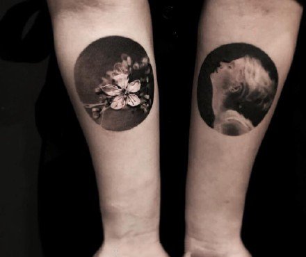 情侣闺蜜都适合的9款好看手臂小臂纹身图案