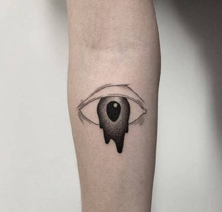 很有创意的9款黑灰小纹身作品图片