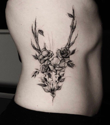 500元到1000元左右的一组纹身作品图案