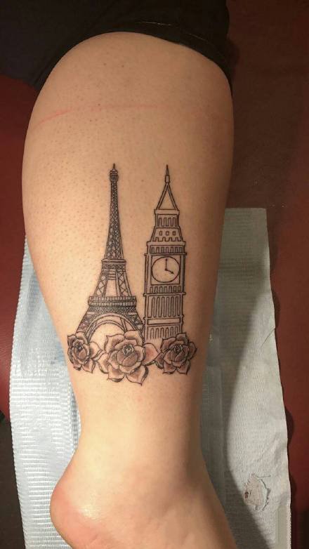 教堂纹身 16款教堂城堡等建筑纹身图案