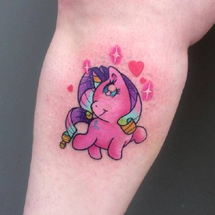 精品可爱的一组小卡通纹身图片