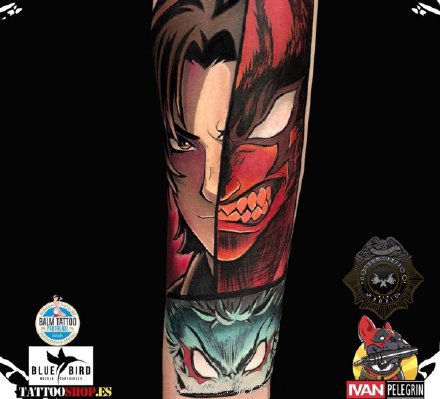 海贼王纹身 9款路飞 索隆 萨波 艾尼路的纹身图案作品