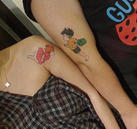 情侣纹身 20款520创意情侣成对纹身图案