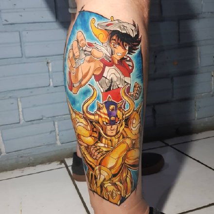 Guto Carvalho的9款圣斗士星矢纹身作品图案