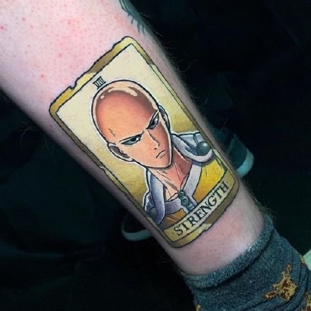 动漫一拳超人的9款埼玉纹身图片作品