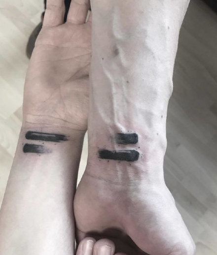 适合情侣或好朋友一起纹的15款配对纹身图