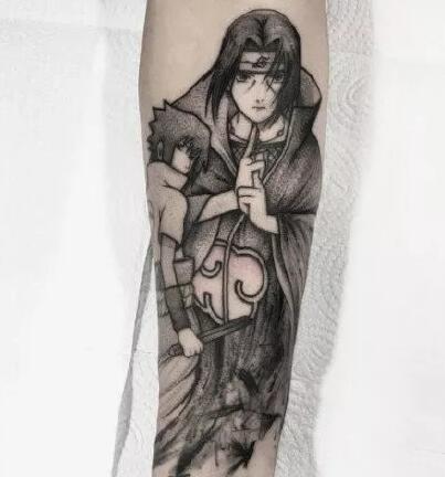 火影忍者纹身 26款鸣人带土卡卡西宇智波鼬等纹身图案