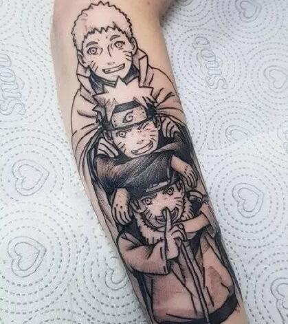 火影忍者纹身 26款鸣人带土卡卡西宇智波鼬等纹身图案