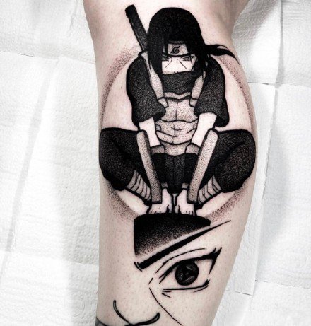 火影忍者纹身 26款鸣人带土卡卡西宇智波鼬等纹身图案