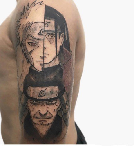 火影忍者纹身 26款鸣人带土卡卡西宇智波鼬等纹身图案