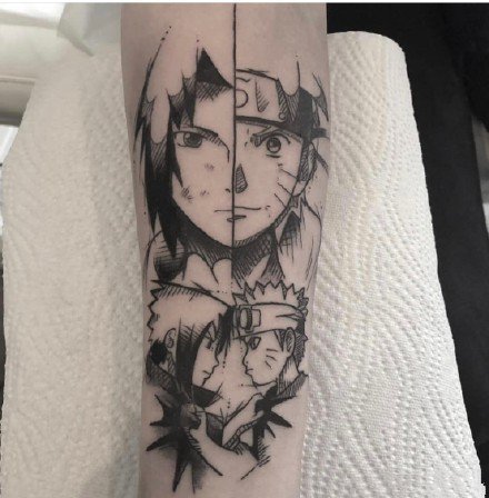 火影忍者纹身 26款鸣人带土卡卡西宇智波鼬等纹身图案