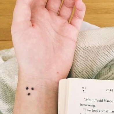 哈利波特主题的一组9款小纹身欣赏