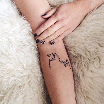 哈利波特主题的一组9款小纹身欣赏