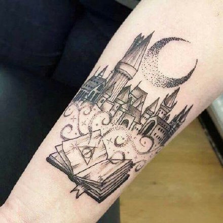 哈利波特主题的一组9款小纹身欣赏