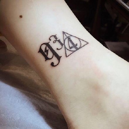 哈利波特主题的一组9款小纹身欣赏