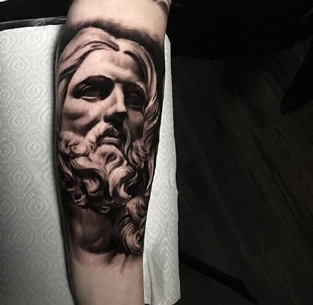 18款欧美基督教耶稣的写实纹身图案