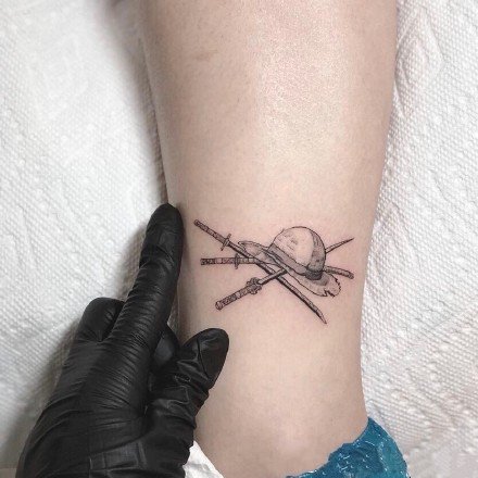 海贼王纹身 动漫海贼王主题的一组小纹身图片