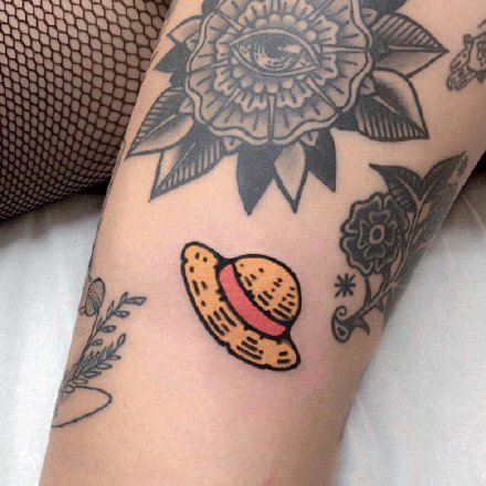 海贼王纹身 动漫海贼王主题的一组小纹身图片