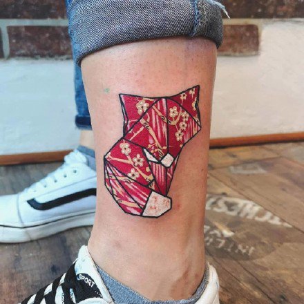 充满童趣的的9款折纸纹身图案