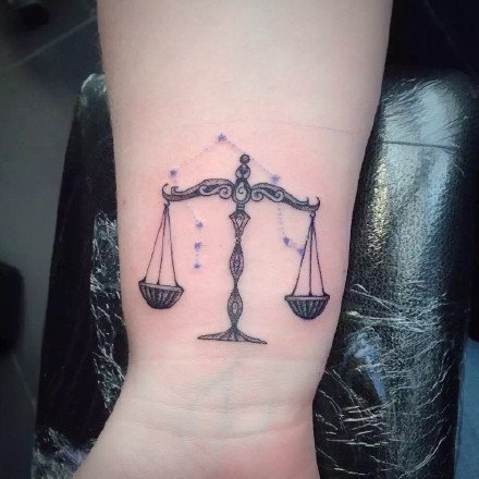 12星座之天秤座的9款小清新纹身图片
