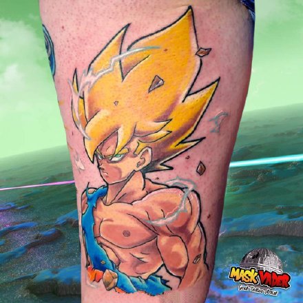 七龙珠纹身 动漫七龙珠主题的一组纹身图案素材