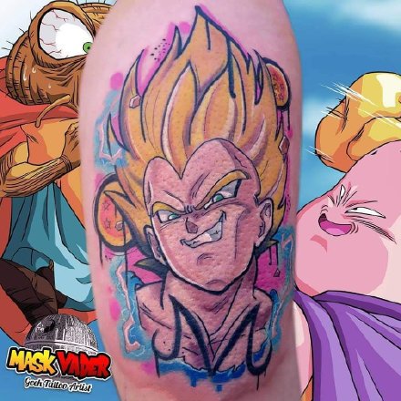 七龙珠纹身 动漫七龙珠主题的一组纹身图案素材