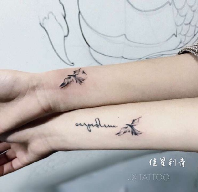 保定纹身 河北保定佳星刺青的几款店内作品