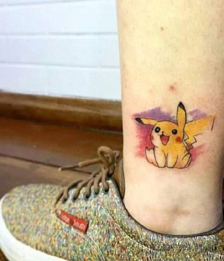 精灵宝可梦的一组比卡丘等纹身作品图片