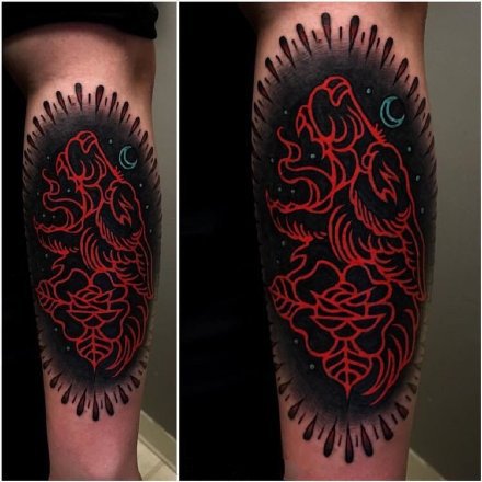 9款反色纹身的作品图片赏析
