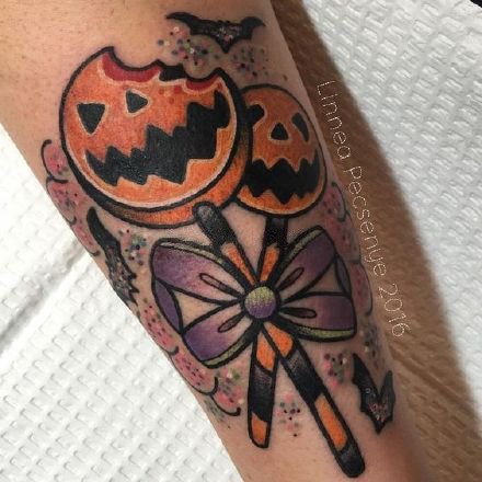 万圣夜主题的9款school纹身素材图案分享