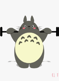 一组健身主题的杠铃哑铃纹身图案和手稿