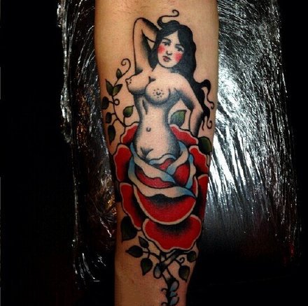 泰国纹身 几款泰国school风格的纹身作品图案欣赏